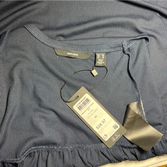 Vero Moda Richie Short Dress In Navy Blaze, M, NWT - Picture 7 of 9